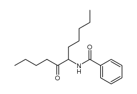 N-(5-oxoundecan-6-yl)benzamide结构式