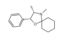 (2R)-3c,4-dimethyl-2r-phenyl-1-oxa-4-aza-spiro[4.5]decane Structure