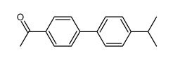 1-(4'-(1-methylethyl)biphenyl-4-yl)ethanone结构式