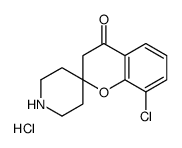 8-chlorospiro[3H-chromene-2,4'-piperidine]-4-one,hydrochloride Structure