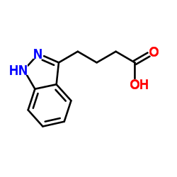 4-(1H-Indazol-3-yl)butanoic acid结构式