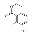 ethyl 2-fluoro-3-hydroxybenzoate structure