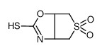 5,5-dioxo-3a,4,6,6a-tetrahydro-3H-thieno[3,4-d][1,3]oxazole-2-thione Structure