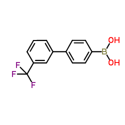 3'-TRIFLUOROMETHYL-BIPHENYL-4-BORONIC ACID structure