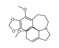 C-Homoerythrinan,1,6-didehydro-3,17-dimethoxy-15,16-(methylenebis(oxy))-,(3beta)结构式