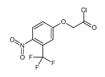 2-[4-nitro-3-(trifluoromethyl)phenoxy]acetyl chloride Structure