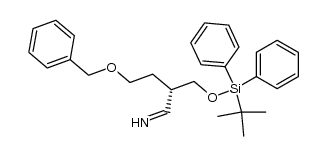 (S)-4-(benzyloxy)-2-(((tert-butyldiphenylsilyl)oxy)methyl)butan-1-imine Structure