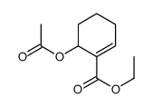 ethyl 6-acetyloxycyclohexene-1-carboxylate结构式