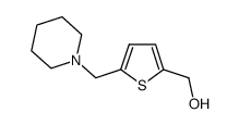 (5-Piperidin-1-ylmethyl-thiophen-2-yl)-methanol Structure