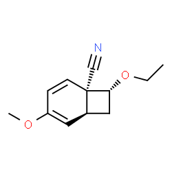 Bicyclo[4.2.0]octa-2,4-diene-1-carbonitrile, 8-ethoxy-4-methoxy-, (1alpha,6alpha,8alpha)- (9CI) picture