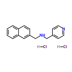 1-(2-Naphthyl)-N-(4-pyridinylmethyl)methanamine dihydrochloride Structure