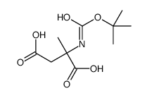 BOC-ALPHA-METHYL-D-ASPARTIC ACID结构式