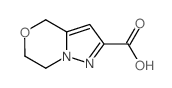 6,7-Dihydro-4H-pyrazolo[5,1-c][1,4]oxazine-2-carboxylic acid structure