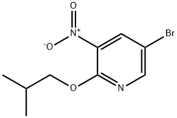 5-Bromo-2-isobutoxy-3-nitro-pyridine Structure