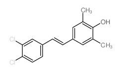 4-(3,4-二氯苯乙烯)-2,6-二甲基苯酚图片