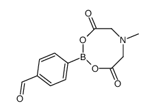 4-甲酰苯硼酸甲基亚氨基二乙酸酯结构式