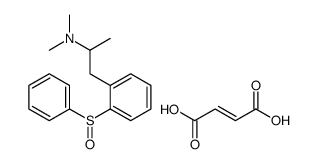 1-[2-(benzenesulfinyl)phenyl]-N,N-dimethylpropan-2-amine,(E)-but-2-enedioic acid Structure