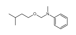 N-(3-Methyl-1-butoxy)methyl-N-methylbenzeneamine Structure