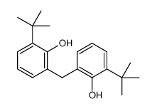 2-tert-butyl-6-[(3-tert-butyl-2-hydroxyphenyl)methyl]phenol结构式