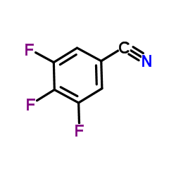 3,4,5-三氟苯腈结构式