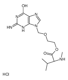 Acyclovir N-Methyl-L-valinate Hydrochloride结构式