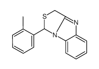 1H,3H-Thiazolo[3,4-a]benzimidazole, 1-(2-methylphenyl)-结构式