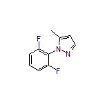 1-(2,6-二氟苯基)-5-甲基-1H-吡唑结构式