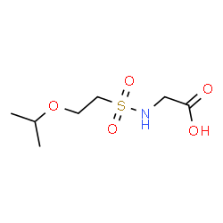 N-[(2-Isopropoxyethyl)sulfonyl]glycine Structure