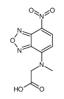 2-[methyl-(4-nitro-2,1,3-benzoxadiazol-7-yl)amino]acetic acid Structure