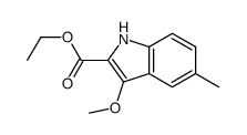 ethyl 3-methoxy-5-methyl-1H-indole-2-carboxylate Structure