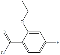 2-Ethoxy-4-fluorobenzoyl chloride Structure
