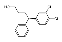 (1R)-(3,4-Dichlorophenyl)-1-phenylbutane-4-ol Structure