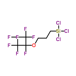 3-(七氟异丙氧基)丙基三氯硅烷结构式