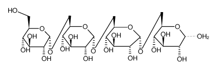 α-D-Glcp-(1->6)-α-D-Glcp-(1->6)-α-D-Glcp-(1->6)-D-Glcp Structure