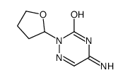 5-amino-2-(oxolan-2-yl)-1,2,4-triazin-3-one Structure