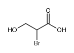 acide 2-bromo-3-hydroxy propanoique结构式