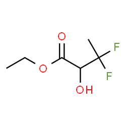 Butanoic acid,3,3-difluoro-2-hydroxy-,ethyl ester structure