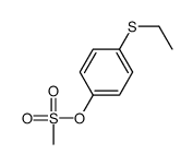 (4-ethylsulfanylphenyl) methanesulfonate Structure