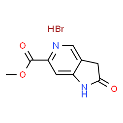 methyl 2-oxo-1H,2H,3H-pyrrolo[3,2-c]pyridine-6-carboxylate hydrobromide picture