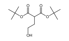 di(tert-butyl) 2-(2-hydroxyethyl)malonate Structure