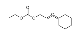 3-cyclohexylideneallyl ethyl carbonate结构式