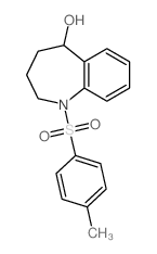 1H-1-Benzazepin-5-ol,2,3,4,5-tetrahydro-1-[(4-methylphenyl)sulfonyl]-结构式