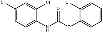 2-chlorophenyl n-(2,4-dichlorophenyl)carbamate结构式