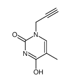 5-methyl-1-prop-2-ynylpyrimidine-2,4-dione Structure