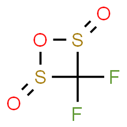 1,2,4-Oxadithietane,3,3-difluoro-,2,4-dioxide(9CI)结构式