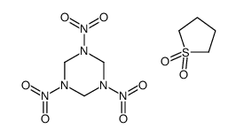 thiolane 1,1-dioxide,1,3,5-trinitro-1,3,5-triazinane结构式