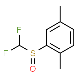 2-[(二氟甲基)亚磺酰基]-1,4-二甲苯结构式