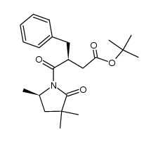 (S)-tert-butyl 3-benzyl-4-oxo-4-((R)-3,3,5-trimethyl-2-oxopyrrolidin-1-yl)butanoate Structure