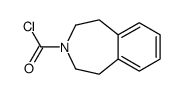 3H-3-Benzazepine-3-carbonyl chloride, 1,2,4,5-tetrahydro- (8CI,9CI)结构式