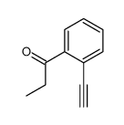 1-(2-ethynylphenyl)propan-1-one结构式